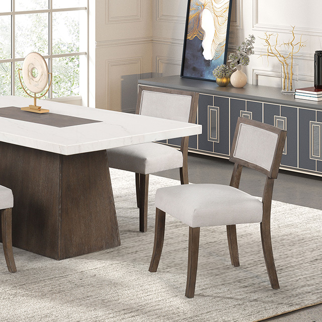 Furniture Of America Grasten Contemporary Dark Walnut Dining Table Model FM3332DB-T-TABLE