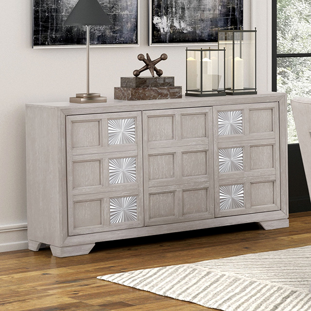 Furniture Of America Argenthart Transitional Light Gray Server Model FM3368GY-SV