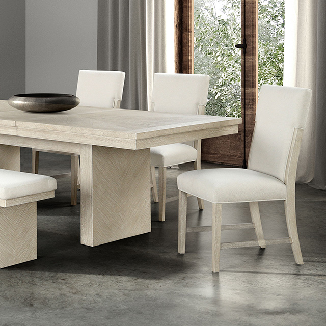 Furniture Of America Hagerman Modern Farmhouse Natural Dining Table Model FM3410NT-T-TABLE