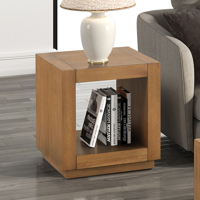 Furniture Of America Dothan Contemporary Medium Oak End Table Model FM44009BR-E