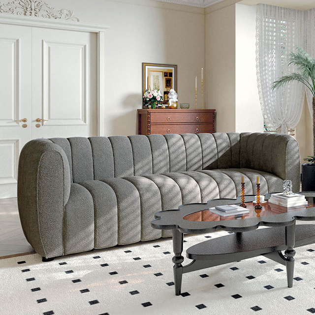Furniture Of America Aversa Contemporary Charcoal Gray Sofa Model FM61002GY-SF