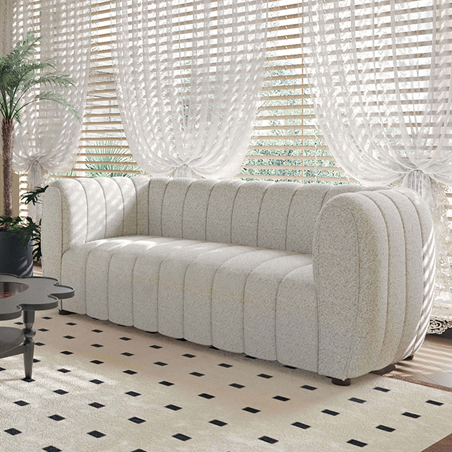 Furniture Of America Aversa Contemporary Off-White Loveseat Model FM61002WH-LV