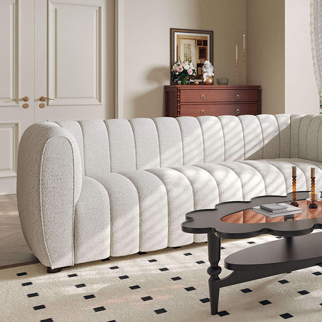 Furniture Of America Aversa Contemporary Off-White Sofa Model FM61002WH-SF