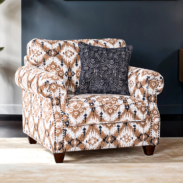 Furniture Of America Earley Transitional Light Gray Accent Chair Model FM61009WH-CH-PT