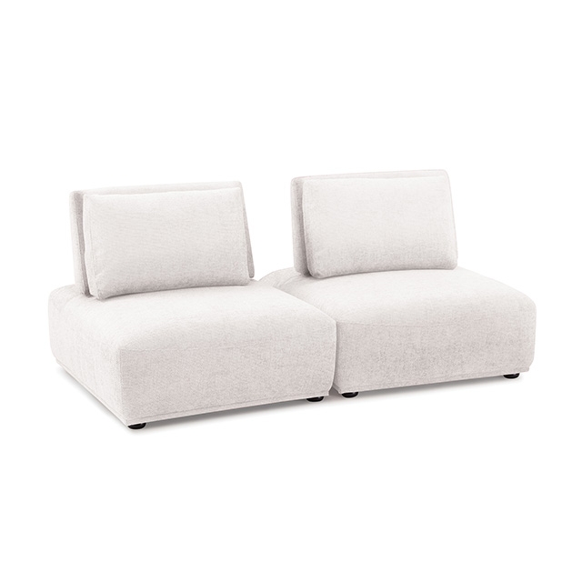 Furniture Of America Stavanger Contemporary White 2-Seater Model FM63001WH-B