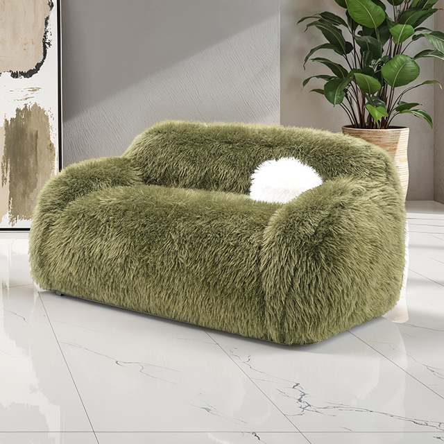Furniture Of America Darwen Contemporary Green Loveseat Model FM64006GR-LV