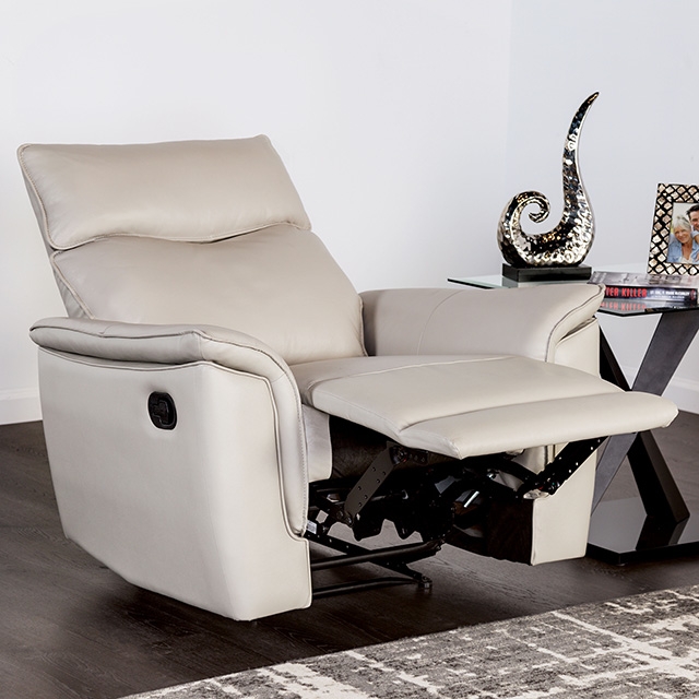 Furniture Of America Bienne Transitional Taupe Recliner Chair Model FM69002TP-CH-M
