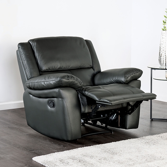 Furniture Of America Glarus Transitional Black Recliner Chair Model FM69003BK-CH-M
