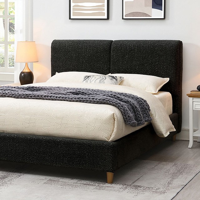 Furniture Of America Stavern Contemporary Black Bed Model FM71000BK-Queen Bed