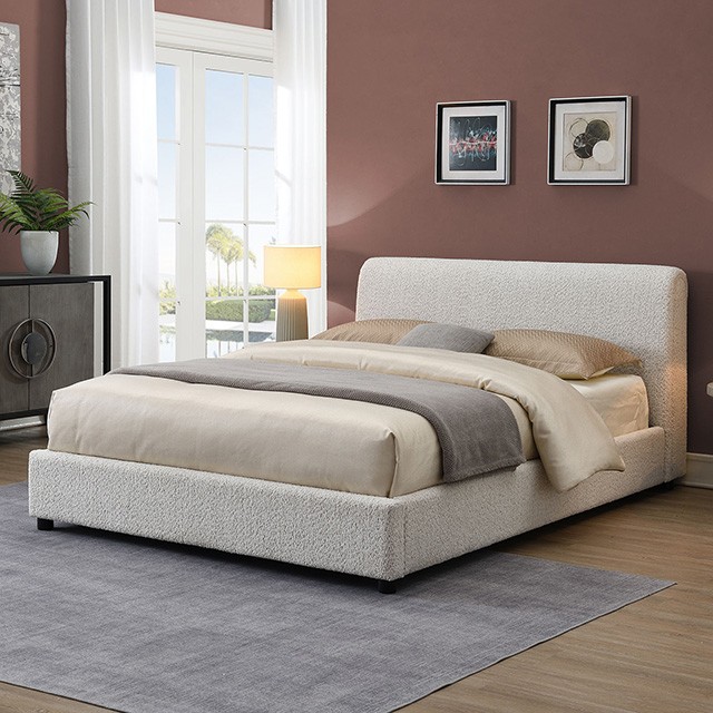 Furniture Of America Vertham Contemporary White Bed Model FM71001WH-Queen Bed