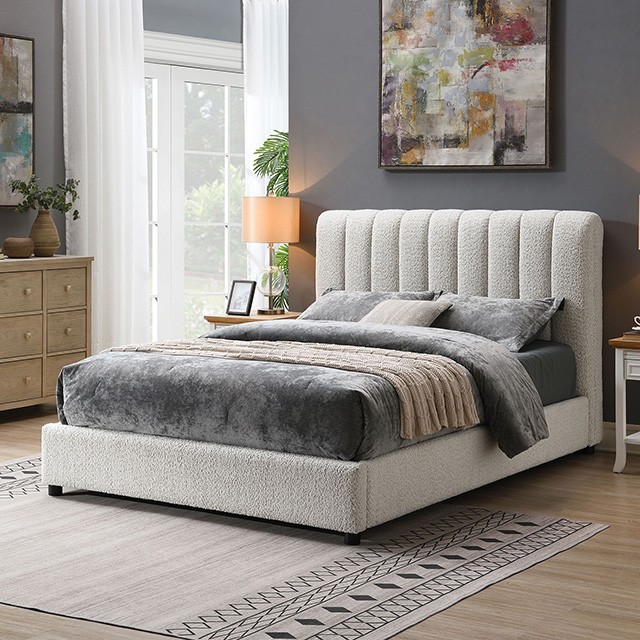 Furniture Of America Traverso Contemporary White Bed Model FM71002WH-Queen Bed