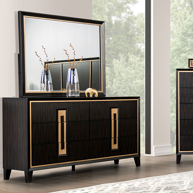 Furniture Of America Kenyada Contemporary Espresso Dresser Model FM7421ES-D
