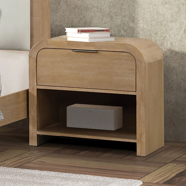 Furniture Of America Handforth Transitional Natural Nightstand Model FM7705NT-N