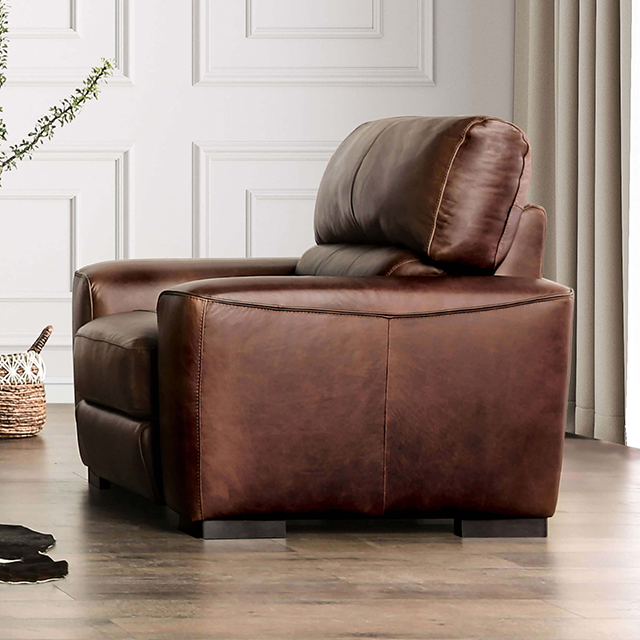 Furniture Of America Marsicano Transitional Cognac Loveseat Model FM90005-LV
