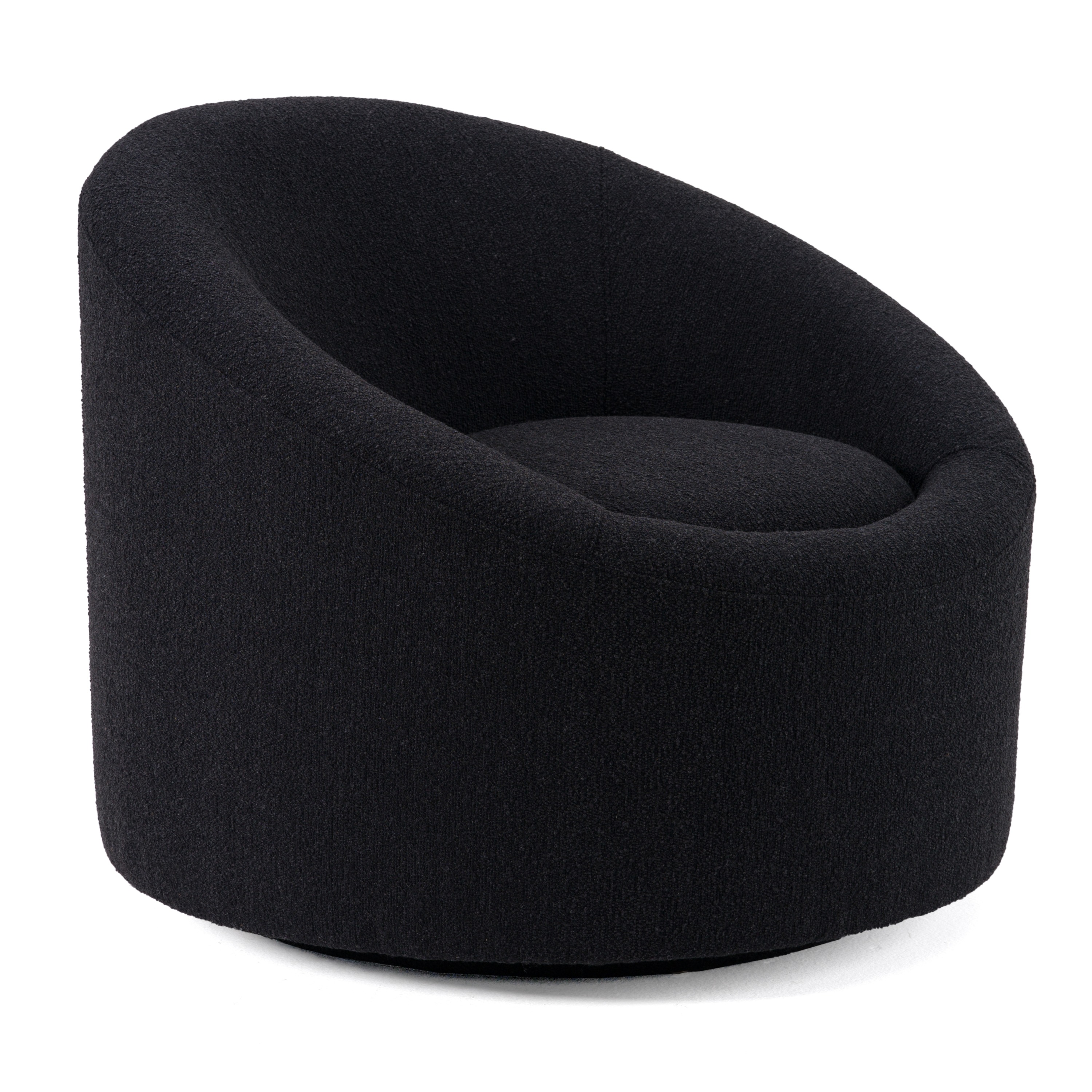 LA Furniture Frontier Glam Black Fabric Accent Chair VGOD-ZW-993-BLK Contemporary Style by Vig Furnitrue Number 82240|82240A Catch Home Goods
