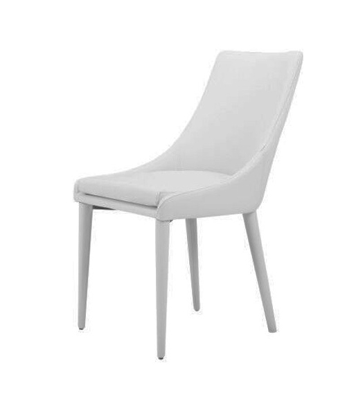 LA Furniture Lane Modern White Leatherette Dining Chair VGNSGD2933-WHT Contemporary Style by Vig Furnitrue Number 74072 Catch Home Goods