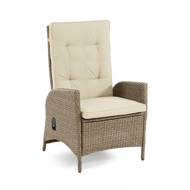Furniture Of America Mackay Contemporary Beige/Natural Reclining Chair (2/Ctn) Model GM-2002-2PK