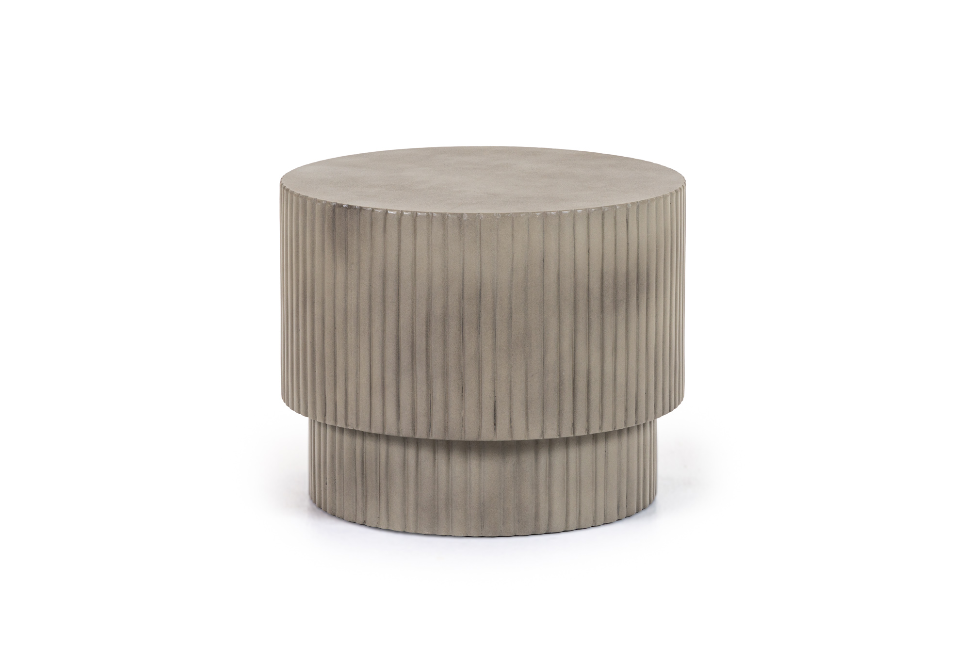 LA Furniture Gruver Modern Grey Concrete End Table VGGR-674650-GRY Contemporary Style by Vig Furnitrue Number 81853 Catch Home Goods