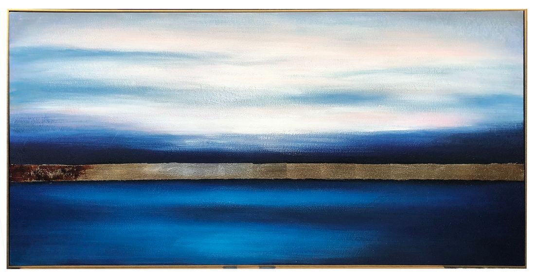LA Furniture Horizon Falls Acrylic Painting VGSHVIG21009 Contemporary Style by Vig Furnitrue Number 79508 Catch Home Goods