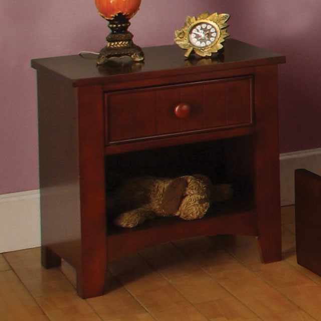 Furniture Of America Omnus Transitional Cherry Night Stand Model CM7905CH-N