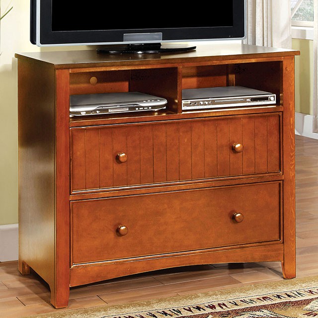 Furniture Of America Omnus Transitional Oak Media Chest Model CM7905OAK-TV