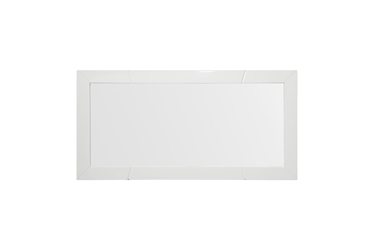 LA Furniture Chrysler Modern White Mirror VGVCJ8978-M-WHT Contemporary Style by Vig Furnitrue Number 75859 Catch Home Goods