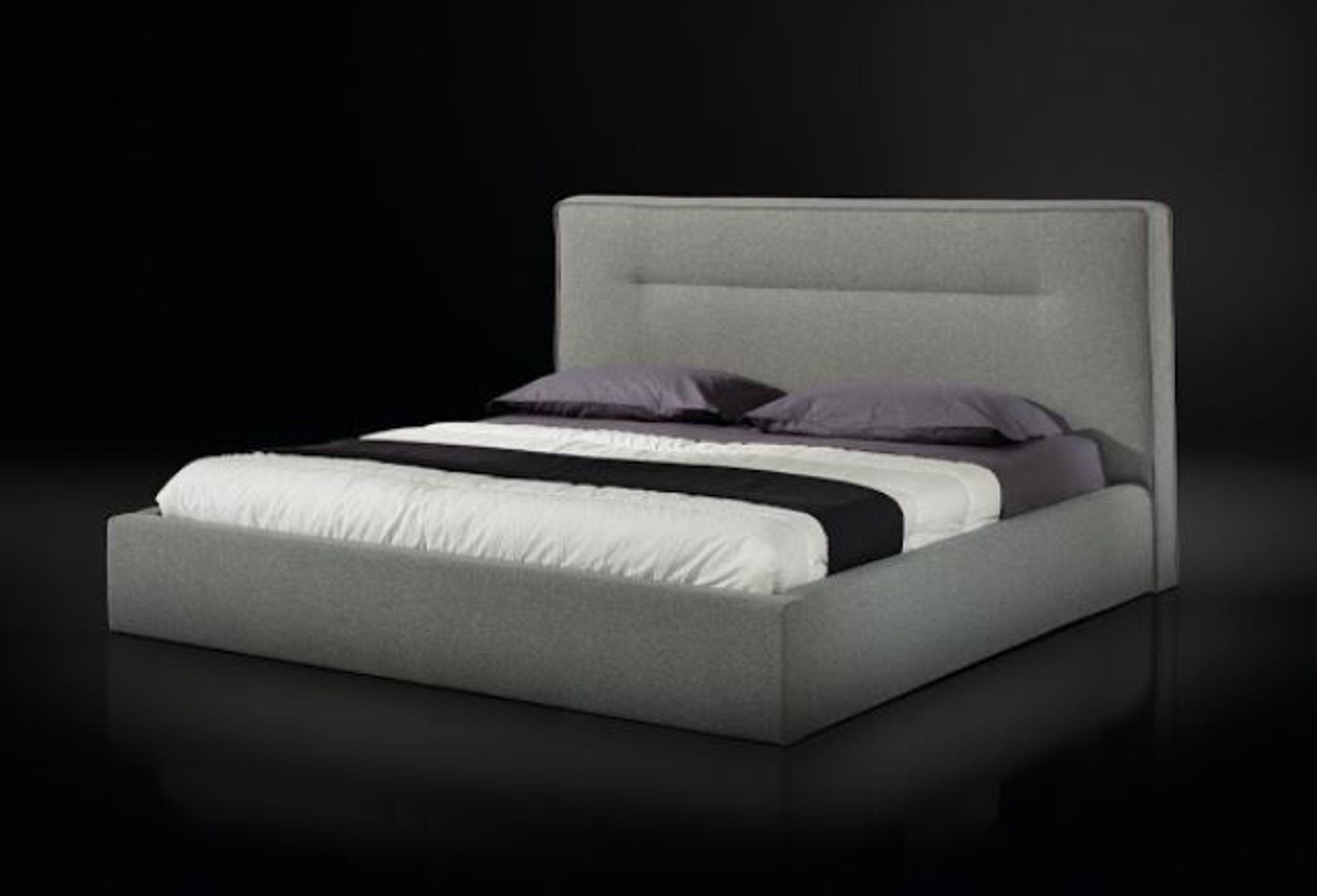 LA Furniture Juliana Eastern King Italian Modern Grey Upholstered Bed VGACJULIANA-GRY-BED-EK Contemporary Style by Vig Furnitrue Number 78404 Catch Home Goods