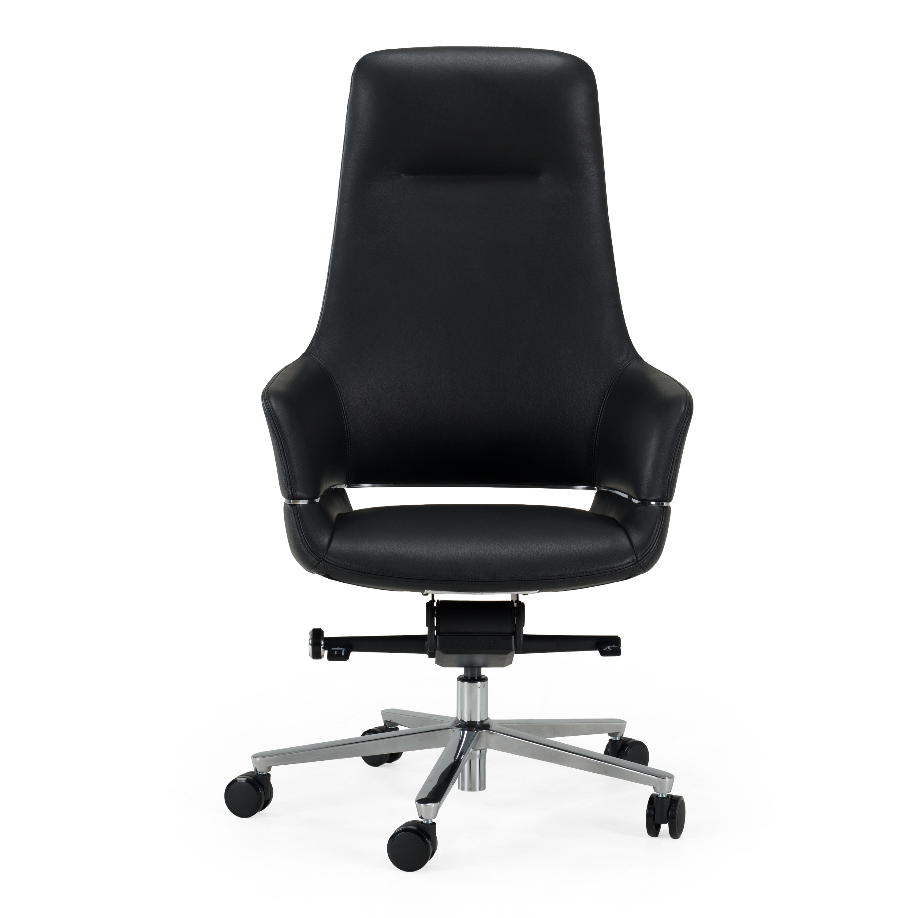 LA Furniture Liddell Modern Black Leather Executive Office Chair VGFU-A2518-BLK Contemporary Style by Vig Furnitrue Number 86072 Catch Home Goods