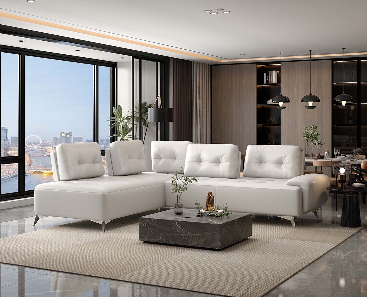 Acme Turano Sectional Sofa Model LV00215