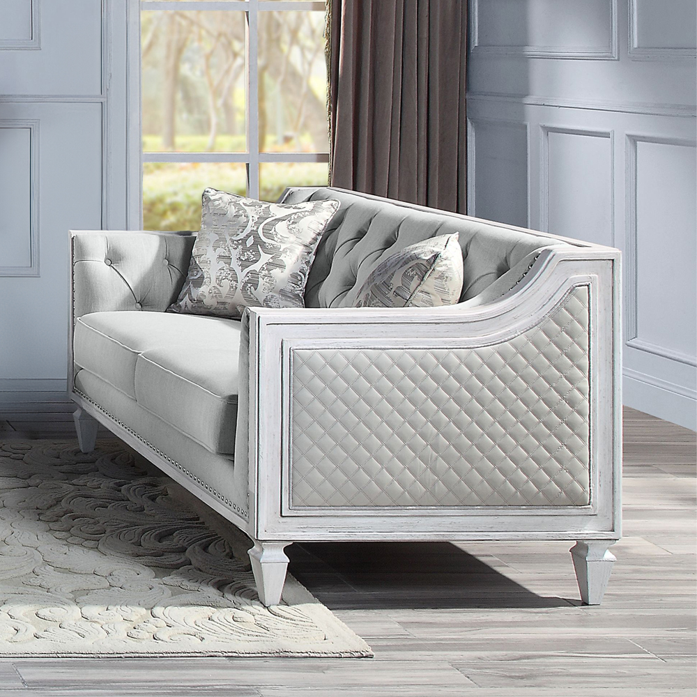 Acme Katia Loveseat with 2 Pillows Model LV01050