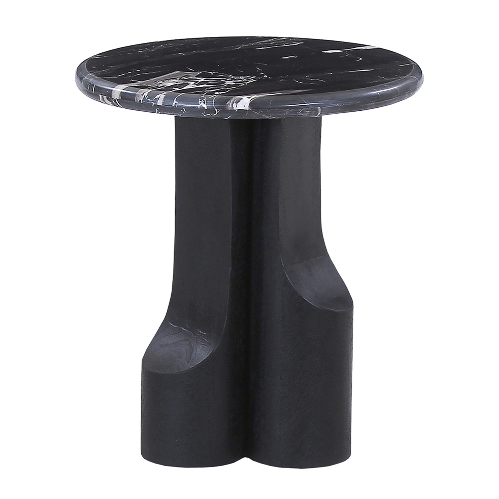 Acme Kinton End Table with Natural Marble Top Model LV04786