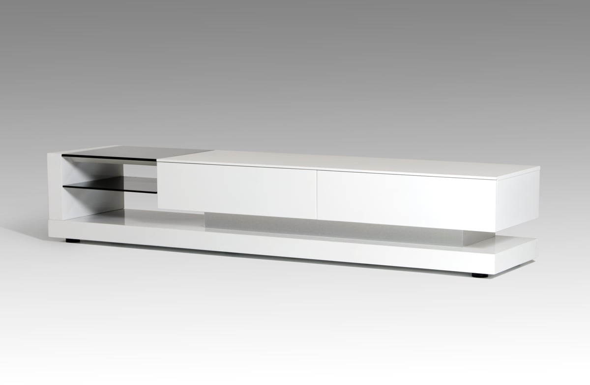 LA Furniture Mali Modern White TV Stand VGBBLE613F-WHT Contemporary Style by Vig Furnitrue Number 17696 Catch Home Goods