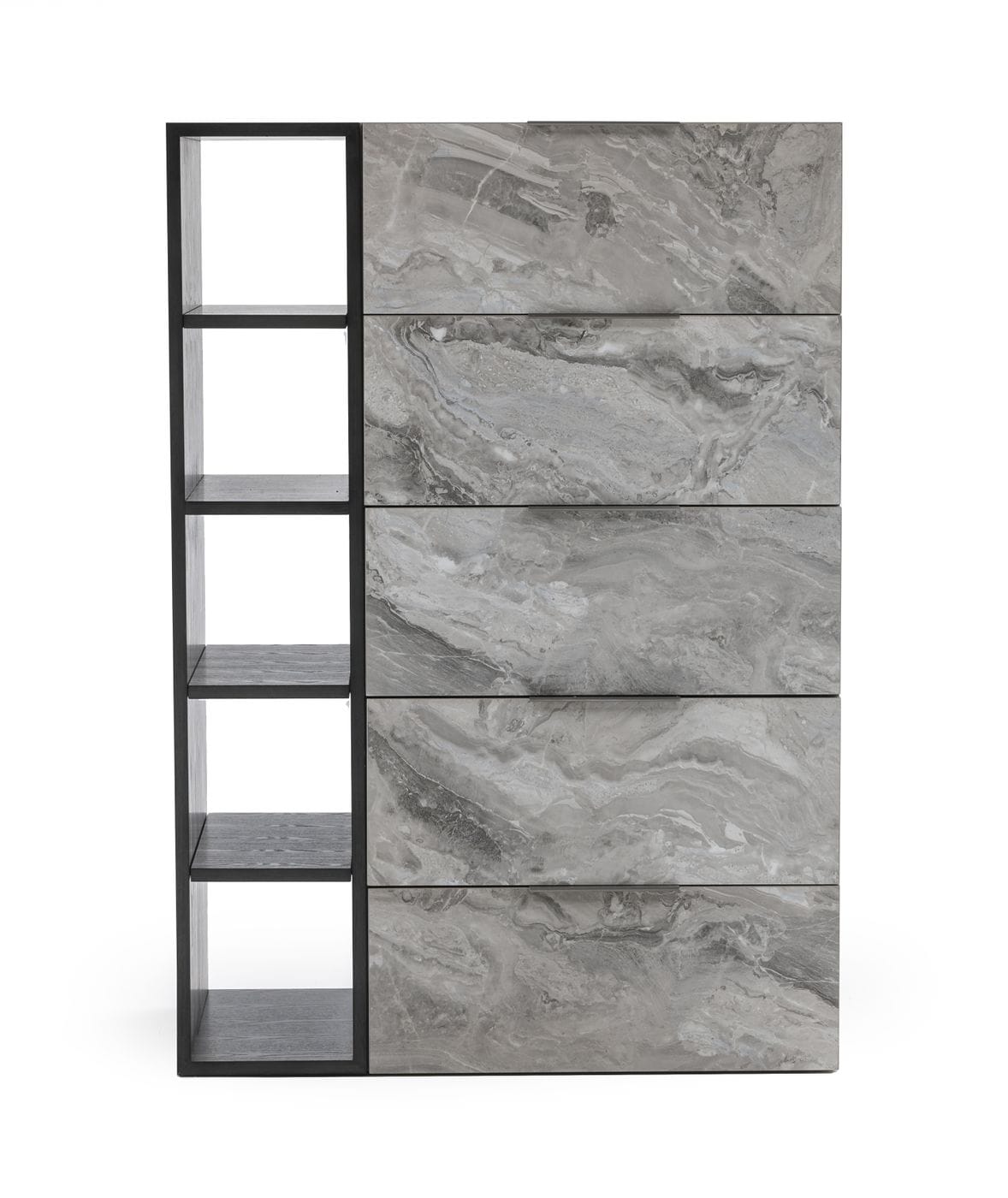 LA Furniture Maranello Modern Grey Wash & Faux Marble Chest VGMAMQT-S25-BR-121-GRY-CHEST Contemporary Style by Vig Furnitrue Number 78673 Catch Home Goods