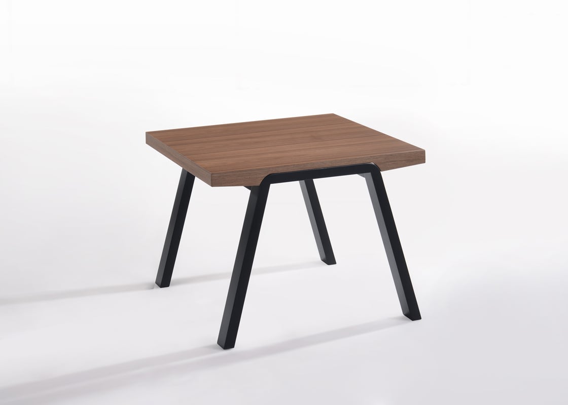 LA Furniture Rhett Mid-Century Walnut & Black End Table VGMAMIT-1120-ET Contemporary Style by Vig Furnitrue Number 72451 Catch Home Goods