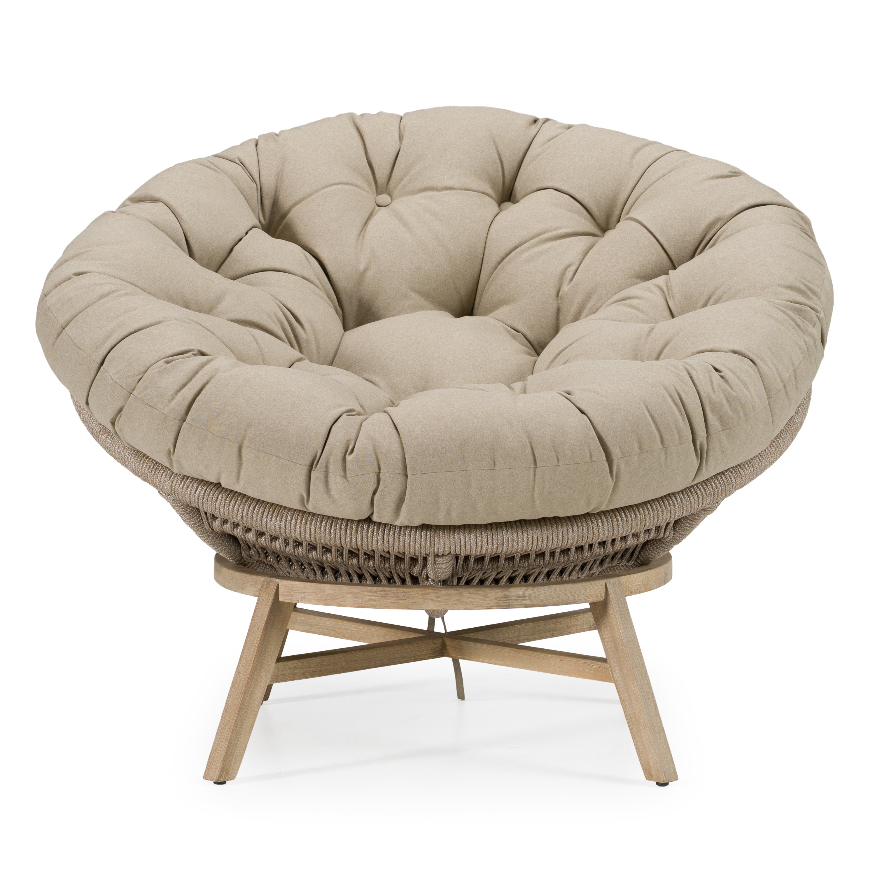 LA Furniture Moon Outdoor Beige Lounge Chair VGATRABD-153 Contemporary Style by Vig Furnitrue Number 80833 Catch Home Goods