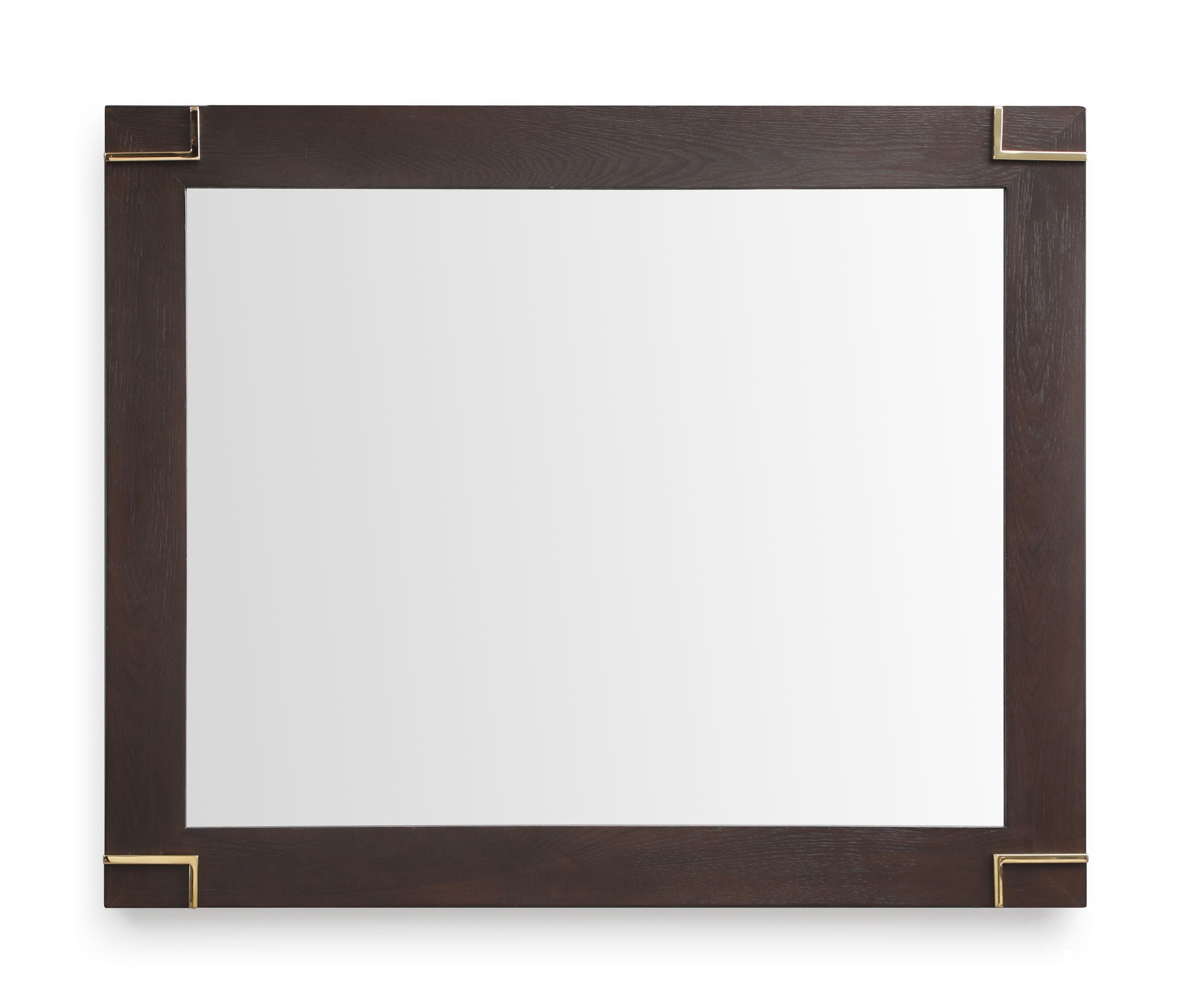 LA Furniture Moontide Modern Smoked Ash & Gold Mirror VGVCJ1922M Contemporary Style by Vig Furnitrue Number 77623 Catch Home Goods
