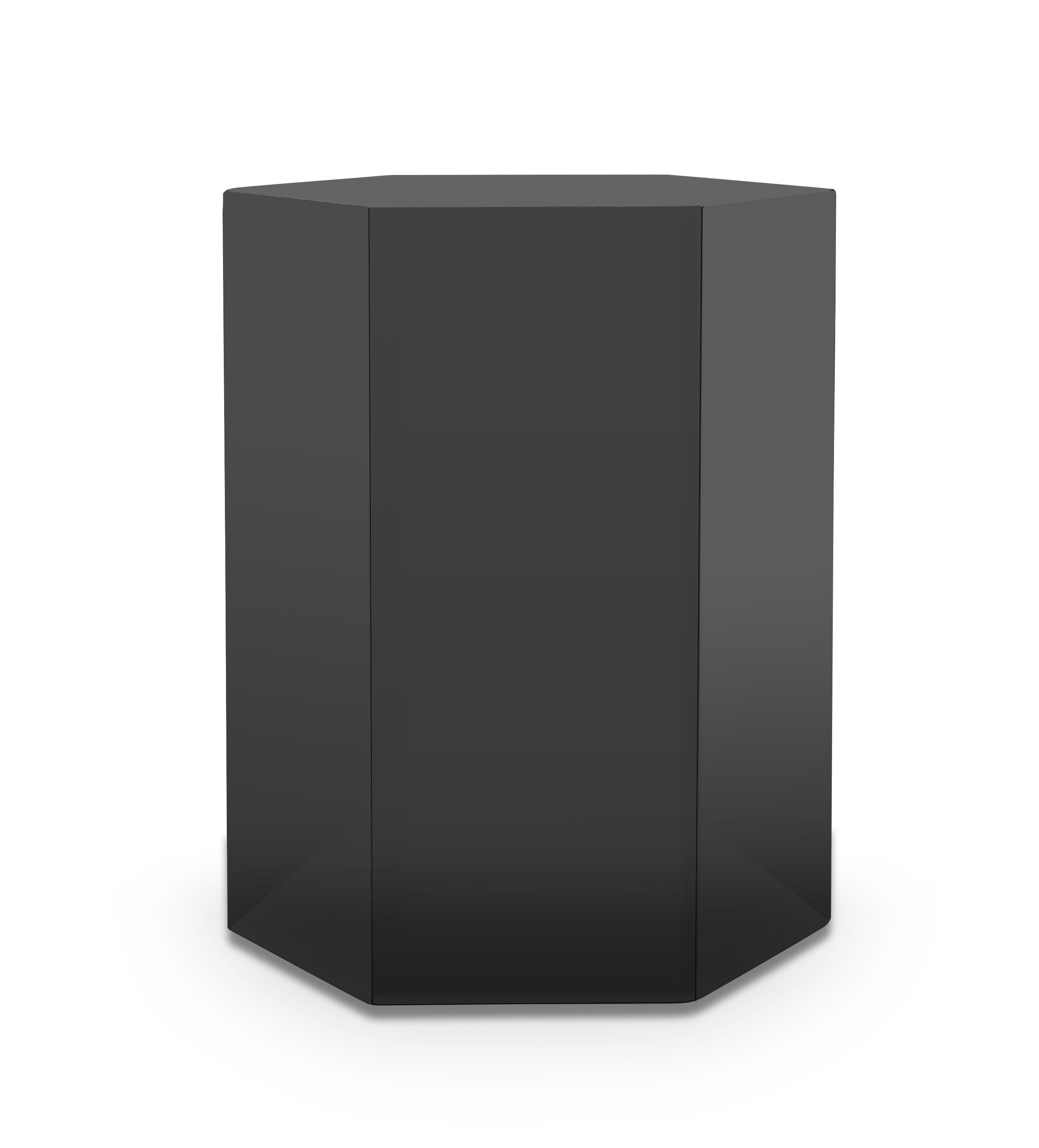 LA Furniture Newmont Large Grey High Gloss End Table VGBBMND-CT45-GRY-ET Contemporary Style by Vig Furnitrue Number 78951 Catch Home Goods