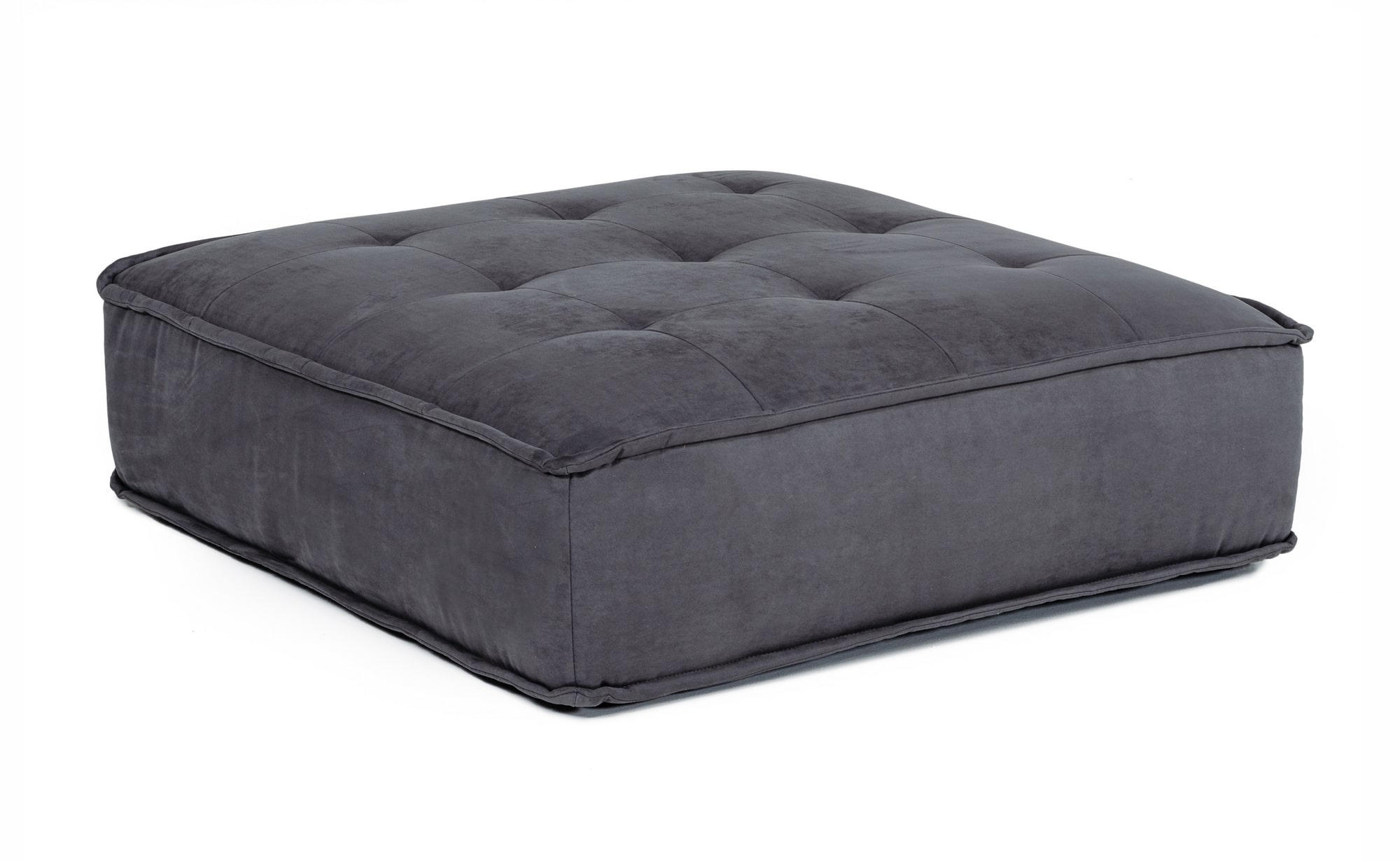 LA Furniture Nolden Waterproof Dark Grey Fabric Ottoman VGKNK8542-DK-GRY-OTT Contemporary Style by Vig Furnitrue Number 76427 Catch Home Goods