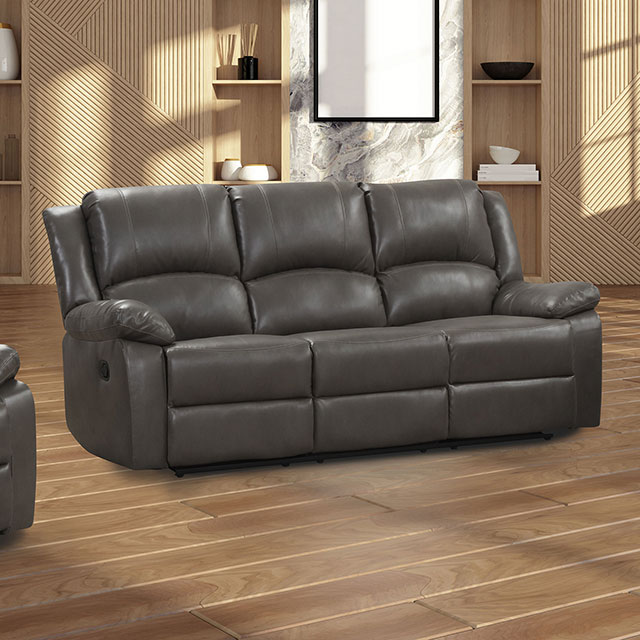 Furniture Of America Letha Transitional Gray Manual Sofa Model NX6008GY-SF