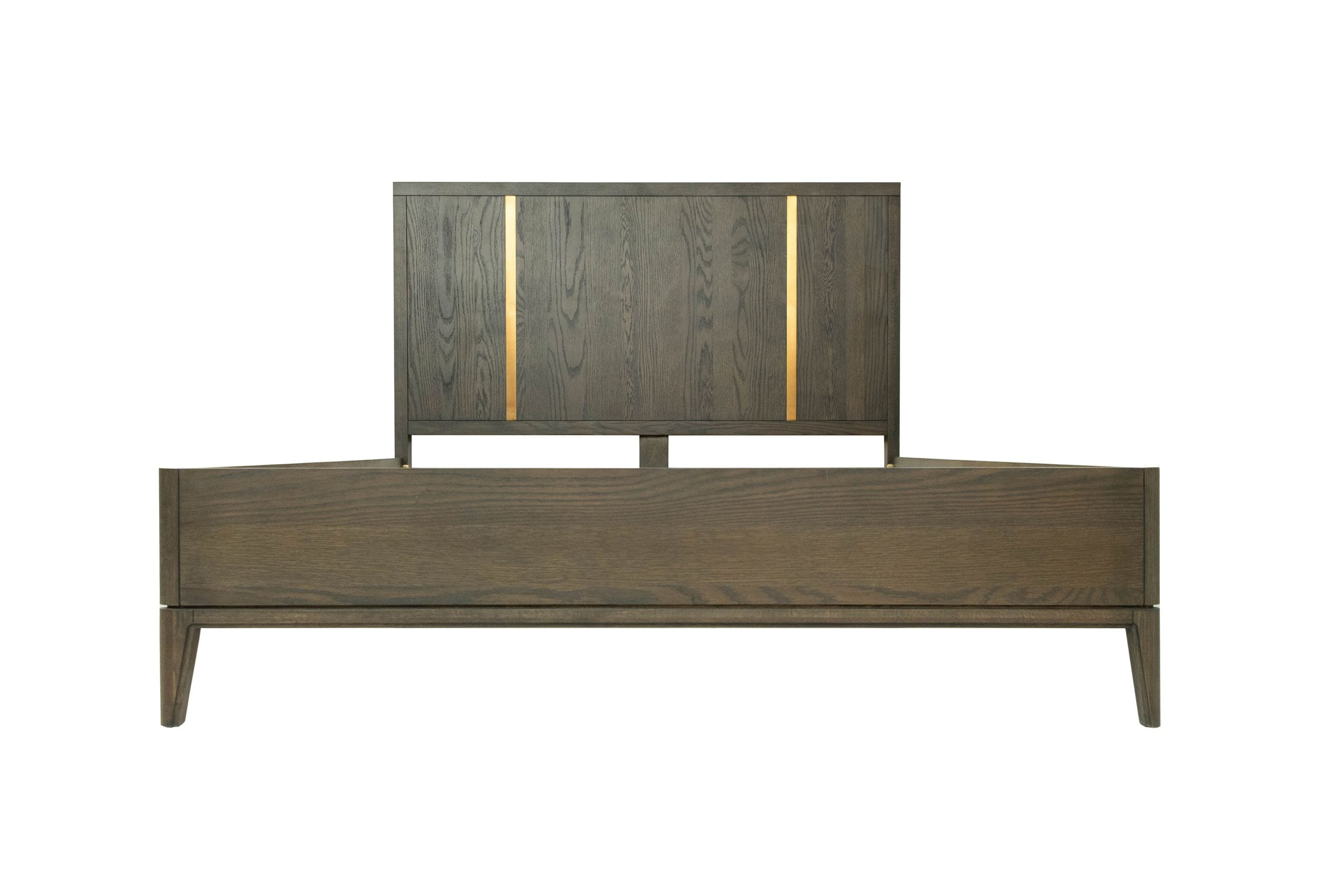 LA Furniture Oakley Mid-Century Eastern King Size Dark Brown Bed VGWDLCY-QB05-USA-OA-BED-EK Contemporary Style by Vig Furnitrue Number 78746 Catch Home Goods