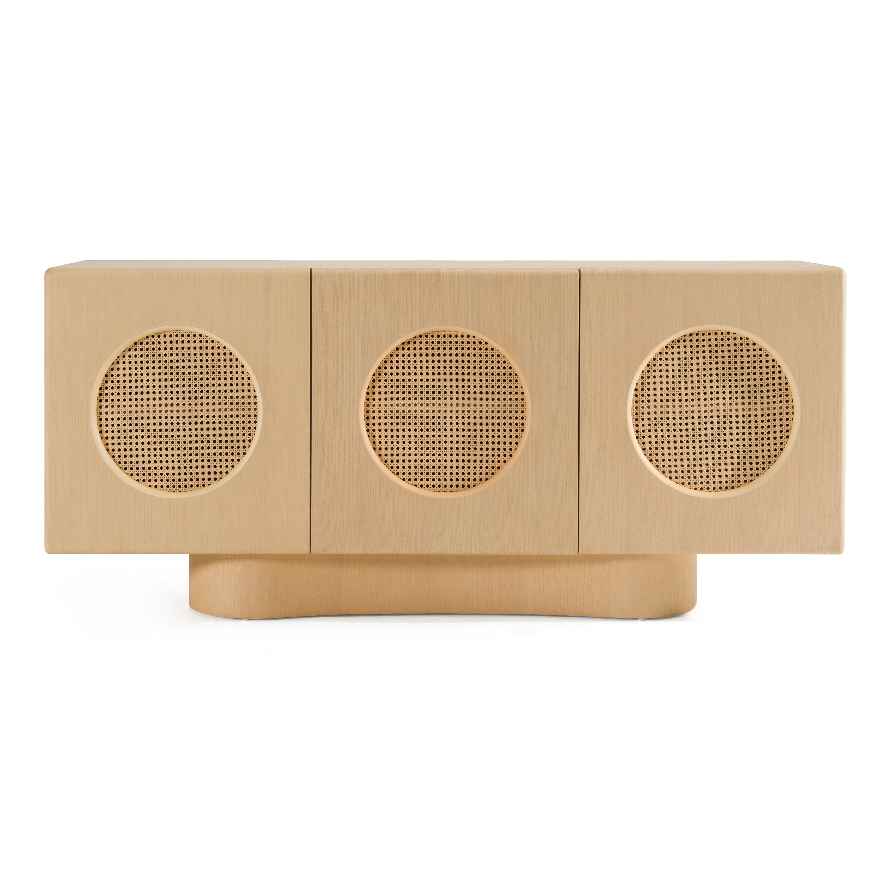 LA Furniture Osaka Modern Natural Ash + Rattan Buffet VGCS-SB-22116 Contemporary Style by Vig Furnitrue Number 80456 Catch Home Goods