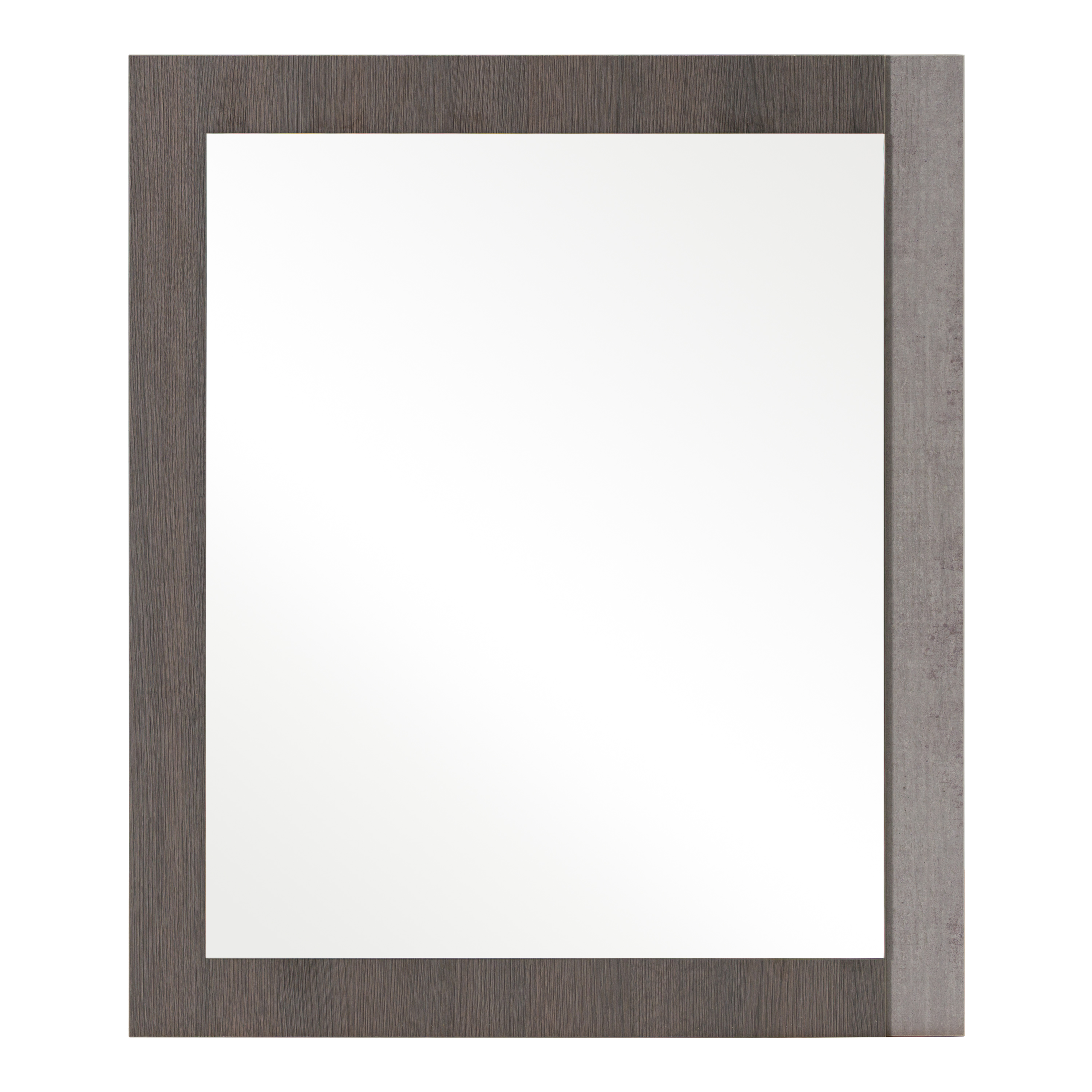 LA Furniture Palermo Italian Modern Faux Concrete & Grey Mirror VGACPALERMO-MIR Contemporary Style by Vig Furnitrue Number 74782A Catch Home Goods