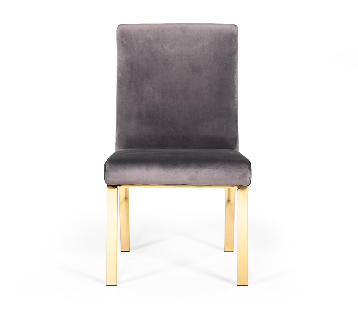 LA Furniture Reba Modern Grey Velvet & Gold Dining Chair (Set of 2) VGVCB0258G-GRY Contemporary Style by Vig Furnitrue Number 74841Z Catch Home Goods