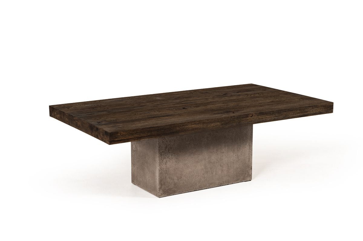 LA Furniture Renzo Modern Oak & Concrete Coffee Table VGGR649245 Contemporary Style by Vig Furnitrue Number 73836 Catch Home Goods