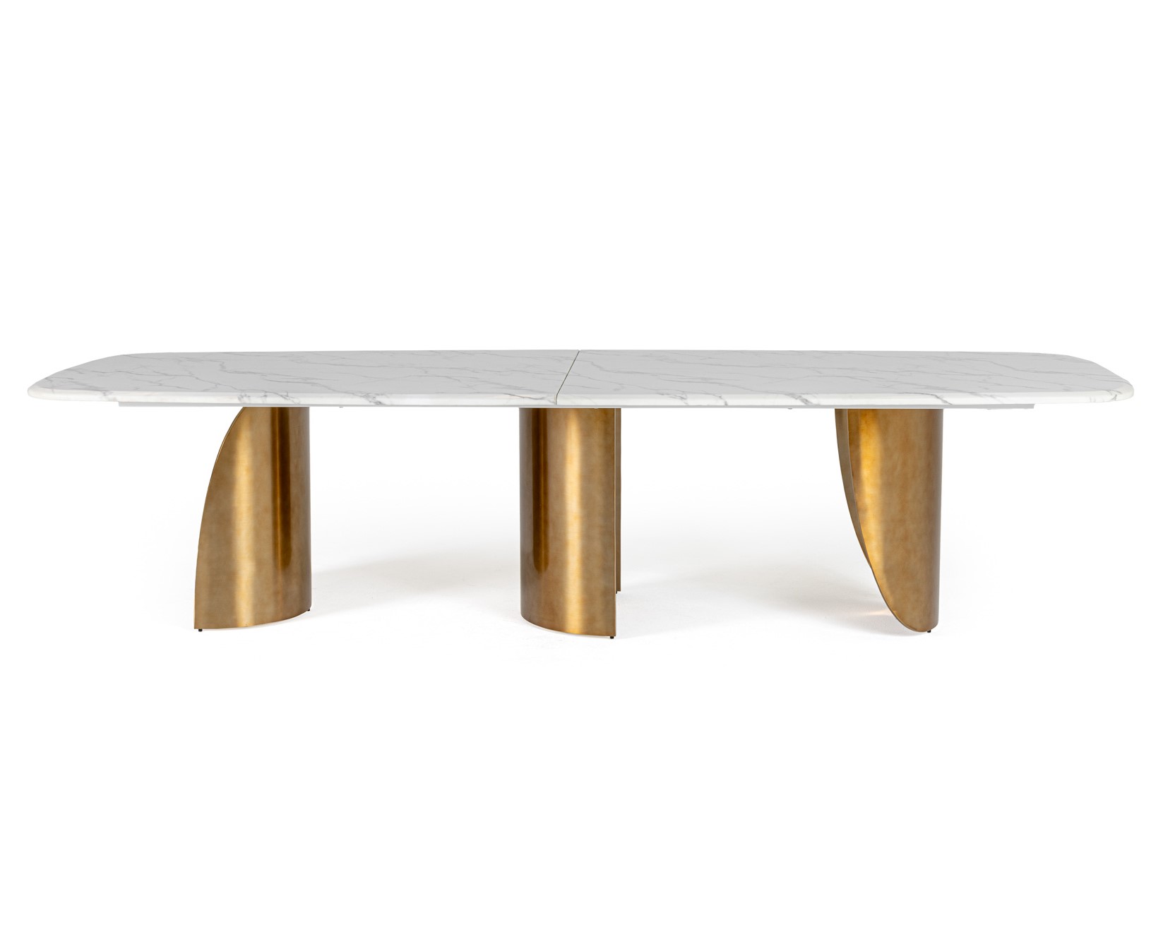 LA Furniture Reynold Glam Faux Marble + Gold Stainless Steel Dining Table VGGM-DT-1768 Contemporary Style by Vig Furnitrue Number 81786 Catch Home Goods