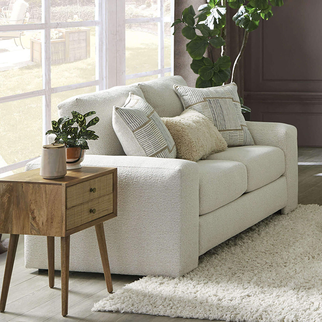 Furniture Of America Cochrane Contemporary Cream/Beige Loveseat Model SM5120-LV