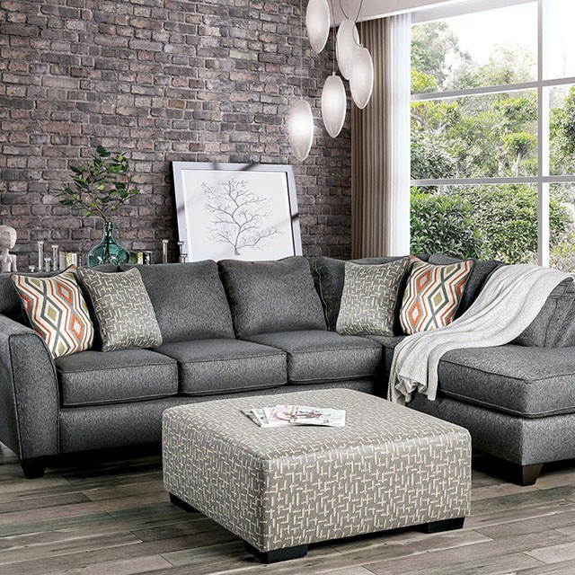 Furniture Of America Earl Transitional Gray Sectional Model SM5152-SECT