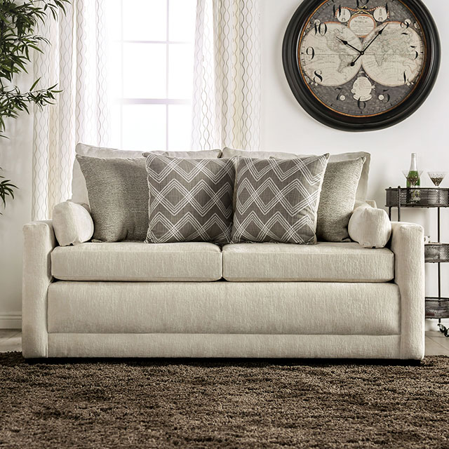 Furniture Of America Burgess Transitional Beige Loveseat Model SM7753-LV