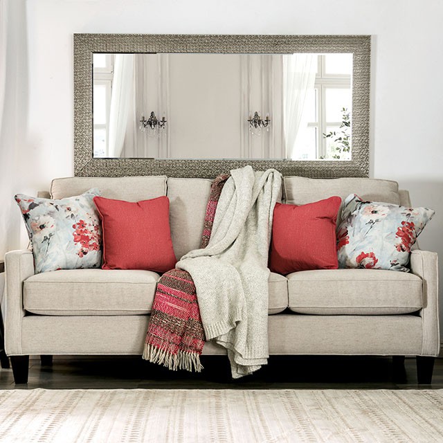 Furniture Of America Nadene Transitional Ivory Sofa Model SM8014-SF