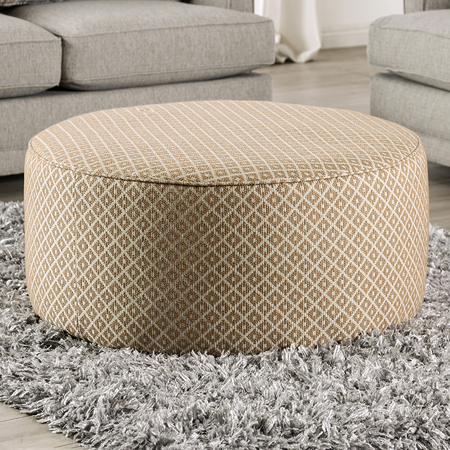 Furniture Of America Stephney Transitional Gold/Gray Ottoman Model SM8193-OT